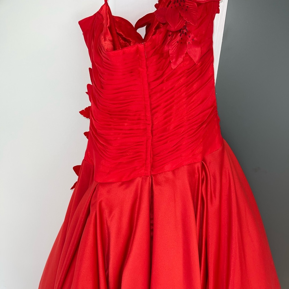 Red Corset Ballgown - Picture 16 of 17